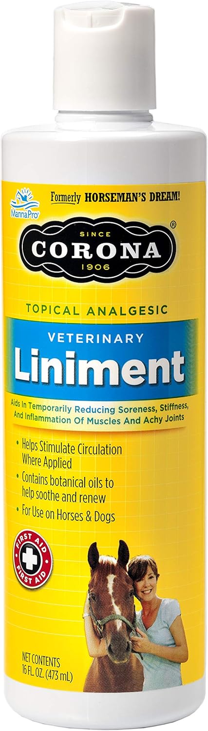 Manna Pro Corona Topical Analgesic Veterinary Liniment 16oz