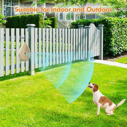 Anti Barking Device for Dogs Bark Box, Rechargeable Ultrasonic Barking Deterrent Devices with 3 Modes/Irregular Ultrasound Frequency/Automatically Electronic Dog Whistle Neighbors Dog Silencer(Gold)