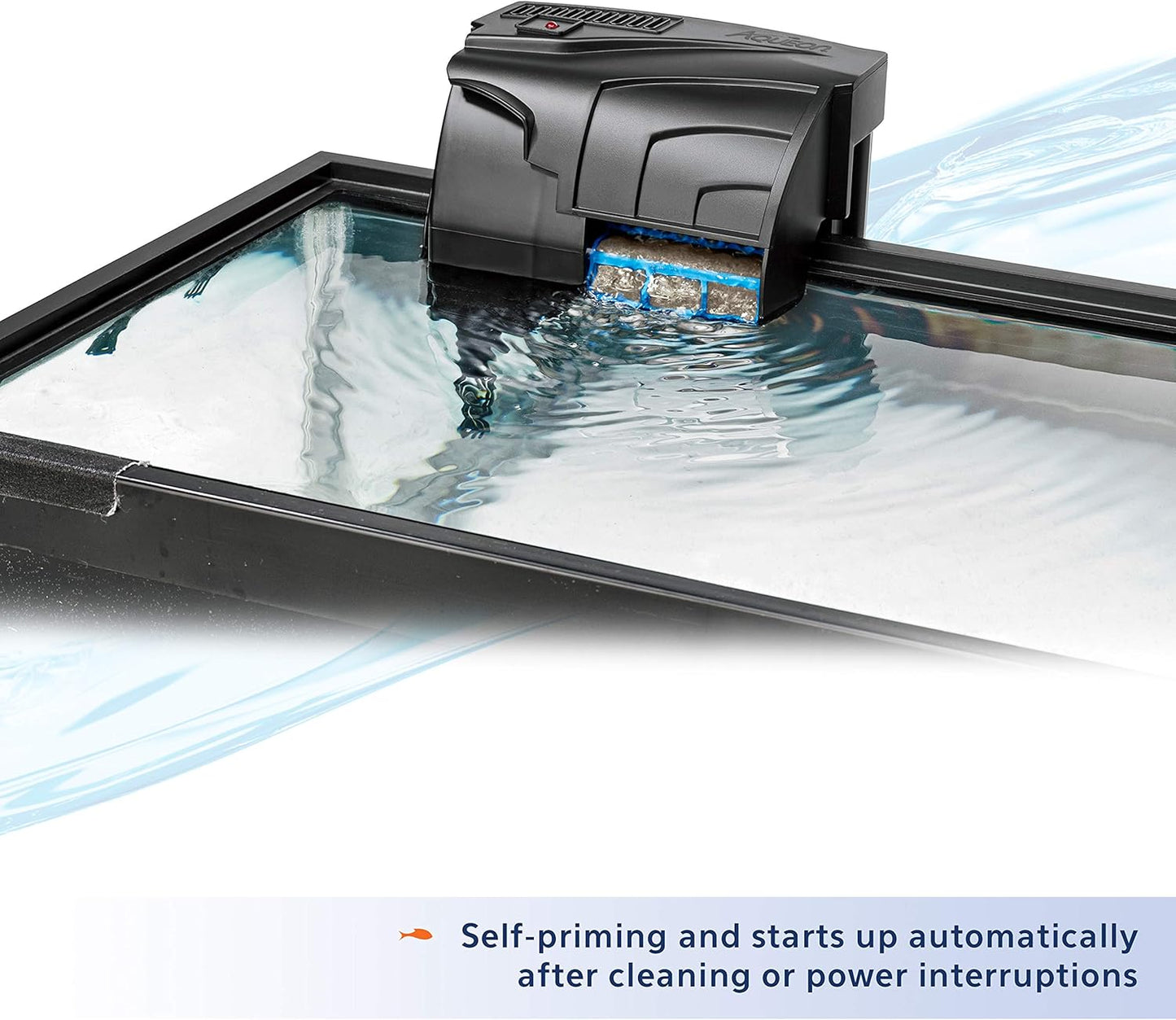 Aqueon QuietFlow 20 LED PRO Aquarium Fish Tank Power Filter For Up To 30 Gallon Aquariums