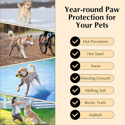 All-Natural Lick Safe Dog Paw Balm for Dogs & Cats | 2 Pack Dog Paw Pad Balm Paw Protector, Moisturizer & Soother for Dry Cracked Paws & Noses | Snout Soother for Dogs (1.23oz*2)