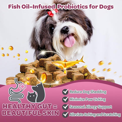 Probiotics for Dogs Soft Chews & Glucosamine for Dogs 180 Counts