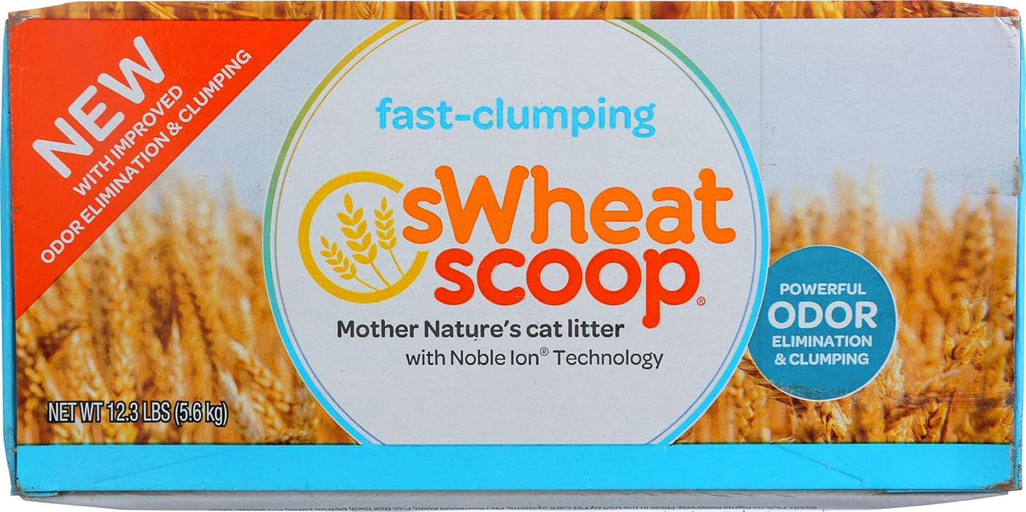 sWheat Scoop Multi-Cat All-Natural Clumping Cat Litter, 12.3lb Box