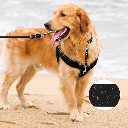 PetBonus Heavy Duty Tactical Dog Leash and Waterproof Dog Collar Safety Clip