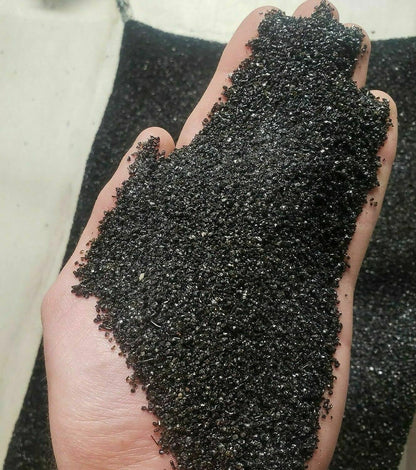 TheFrogHouse Black Aquarium Sand Substrate (45lbs)