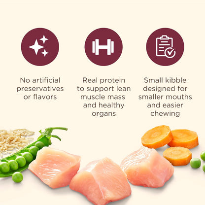 Nutrish Small Breed Real Chicken & Veggies Recipe Whole Health Blend Dry Dog Food, 14 lb. Bag, Packaging May Vary (Rachael Ray)