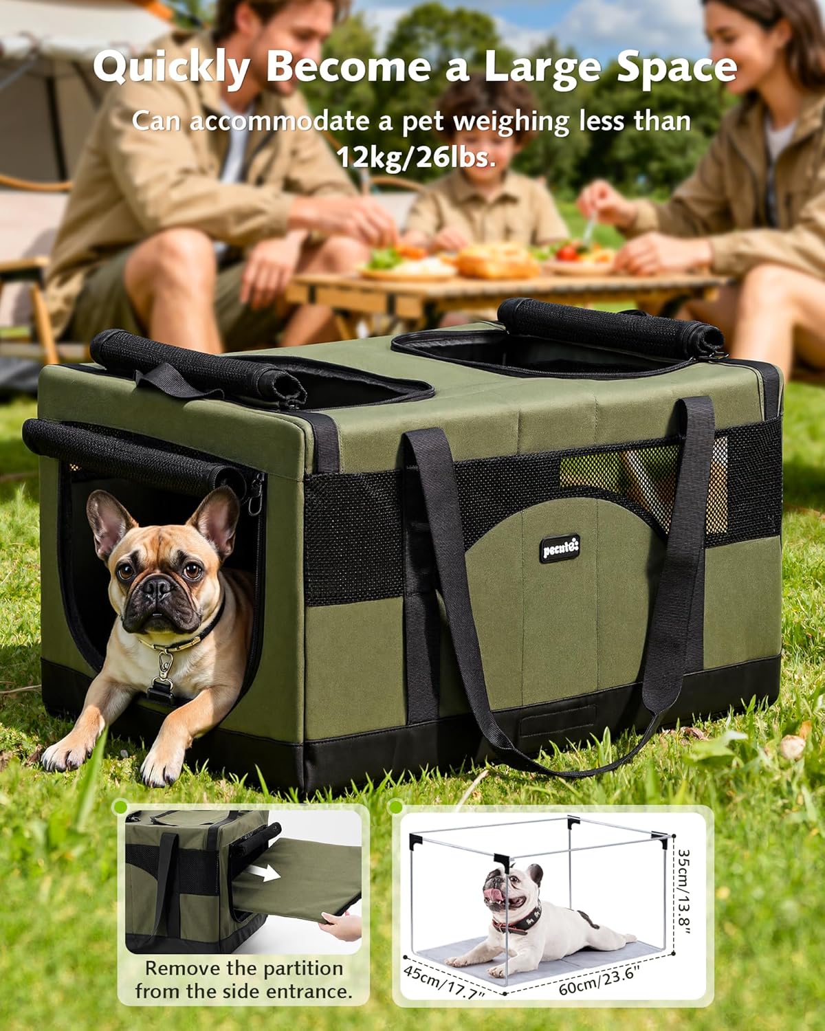 Pecute Cat Backpack Carrier + Cat Carrier for 2 Cats