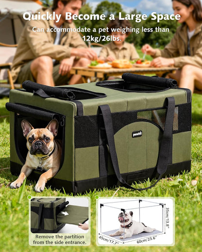 Pecute Cat Backpack Carrier + Cat Carrier for 2 Cats