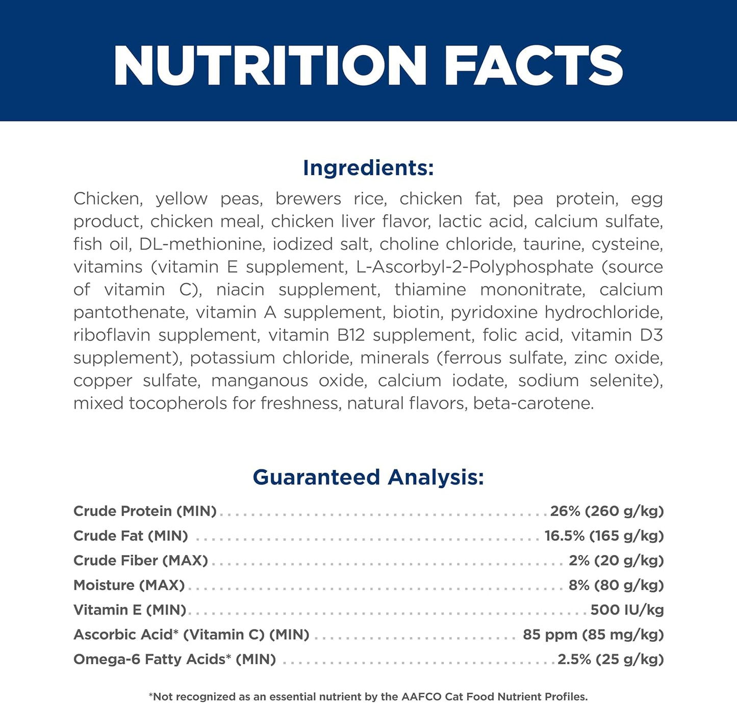 Hill's Science Diet Adult 1-6, Adult 1-6 Premium Nutrition, Dry Cat Food, No Corn, Wheat, Soy Chicken & Brown Rice Recipe, 7 lb Bag