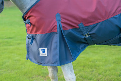 Waterproof Horse Rain Sheet | Horse Turnout Sheets | 600 Denier Ripstop Turnout Blanket | Breathable Lightweight No Fill (0g) | Tear-Resistant Outer & Rub-Free Silky Inner