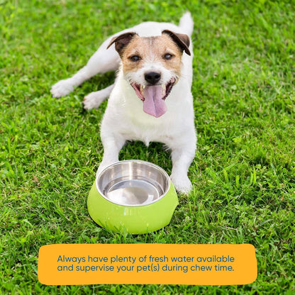 123 Treats | Dog Rawhide Bones Chews 3-4" (50 Count) Premium Rawhide Dog Bones | Free Range Grass Fed Cattle with No Hormones, Additives or Chemicals