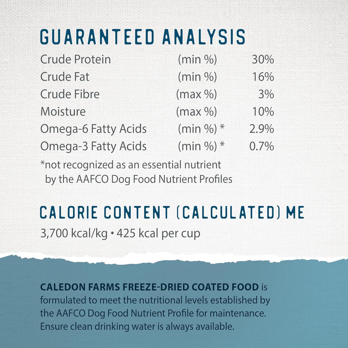 Caledon Farms Freeze-Dried Coated Lamb Recipe Premium Dry Dog Food 3.9lb