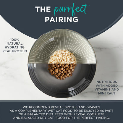 Reveal Natural Adult Dry Cat Food, High Protein, Grain Free with Added Vitamins & Minerals, Complete & Balanced Nutrition for Cats, Chicken Recipe (3 Pound Bag)