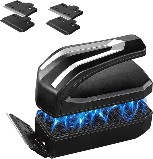 Carefree Fish Aquarium Super Powerful Magnetic Cleaner with 4 Algae Scrapers for Glass Fish Tank Magnet Brush Floating S+(Plus)