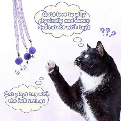 Yeahgoshopping Interactive Cat Toys Wand & 3 Pcs Catnip Mice Toys Feather Tails, Cat Exercise, Boredom Relief & Teeth-Cleaning Kitten (Cat Toys Wand + 3 Pcs Catnip Mice Toys)