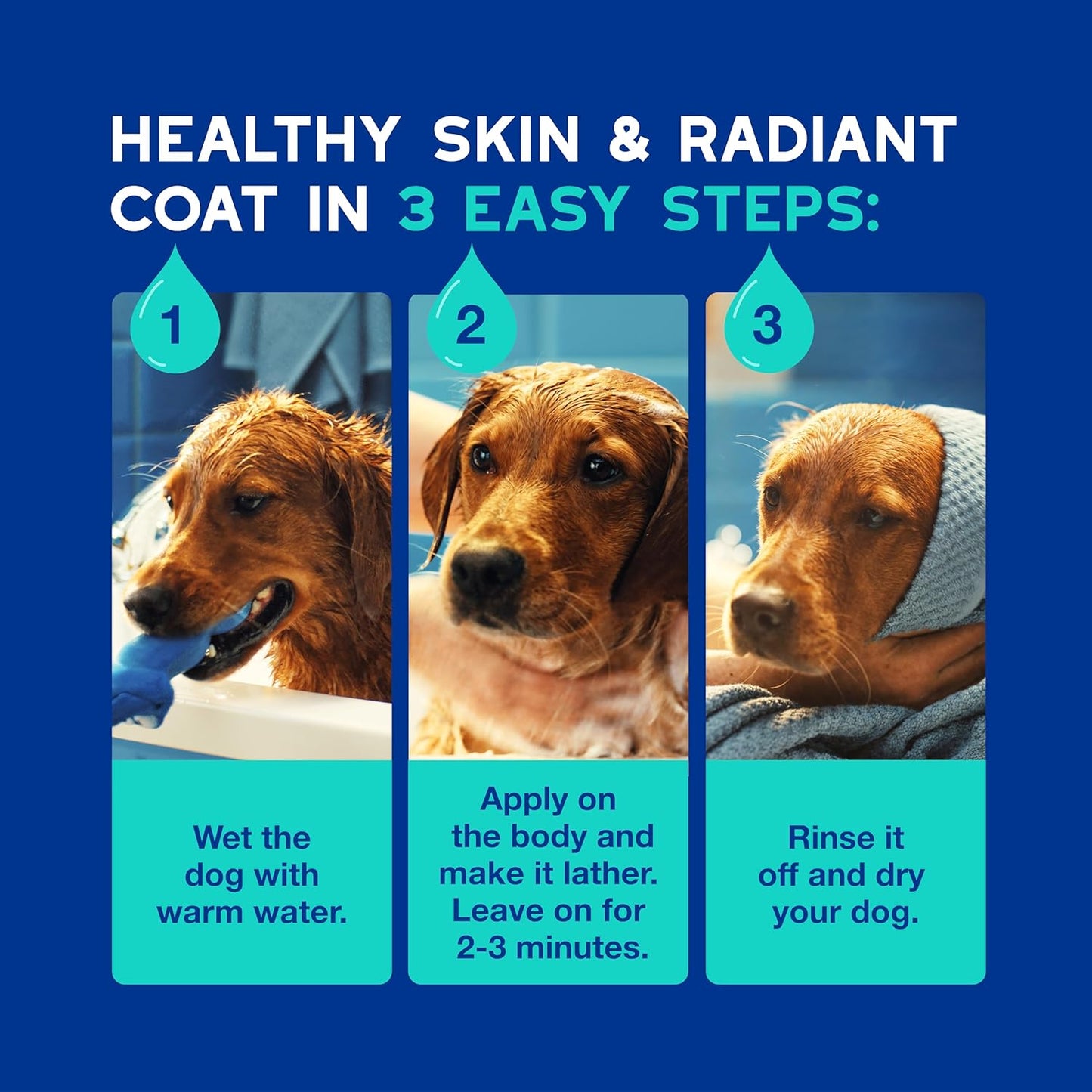 DOUXO® Skin & Coat SPA - Ultra-Safe Odor Control Dog Shampoo for Smelly Dogs, 16 fl oz, Cleans and Hydrates The Skin, Removes Odor, Leaves The Coat Soft and Smelling Great, Skin-Friendly Formula