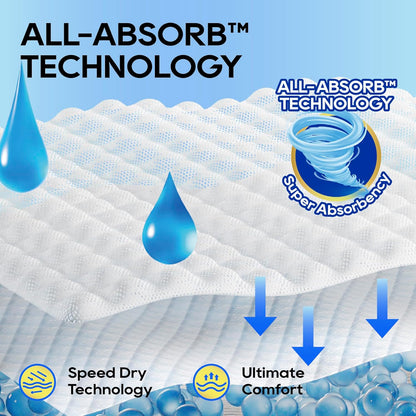 HONEY CARE All-Absorb A26 Male Dog Wrap, 50 Count, Small