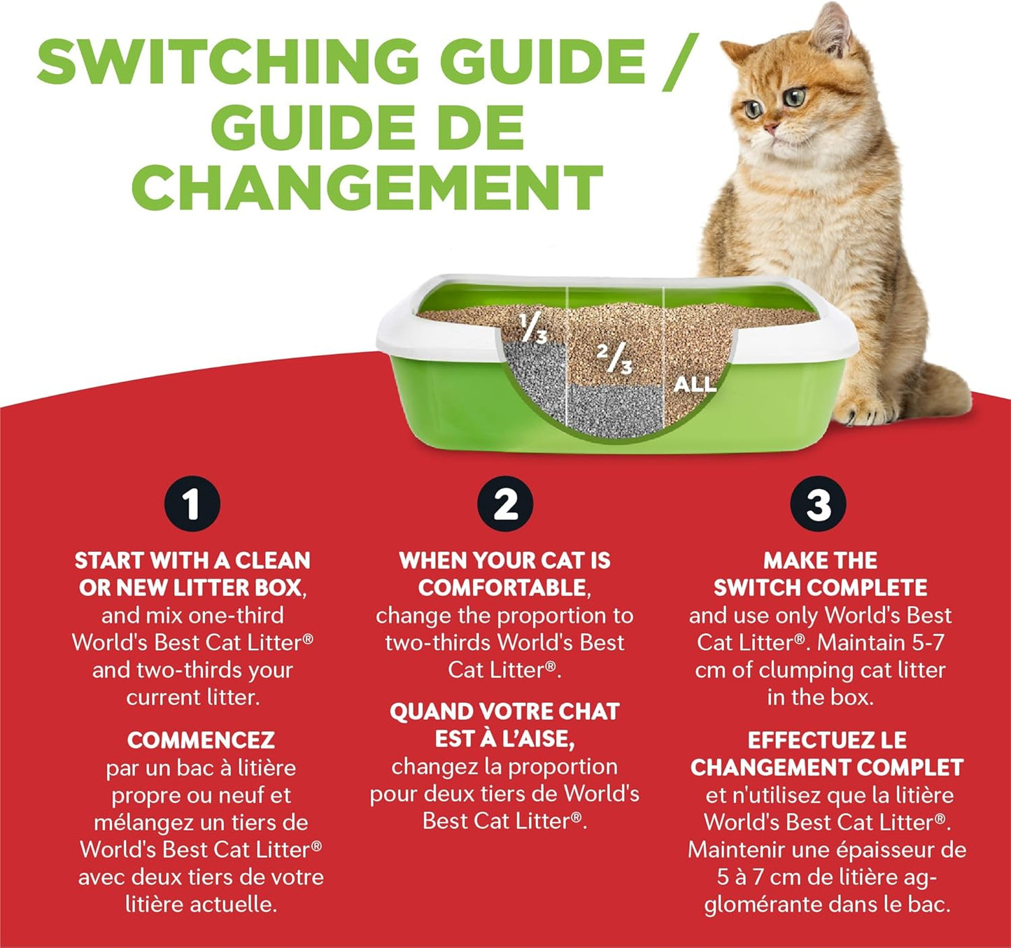 World's Best Cat Litter Cat Scoopable Multiple Cat Clumping Formula, 14-Pound Bag