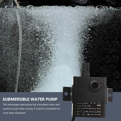 Mini Brushless Dc Water Pump 5V Submersible Fish Tank Water Cooling Pump for Aquarium and Pet Fountain with 2-Meter Lift for Aquatic Pets