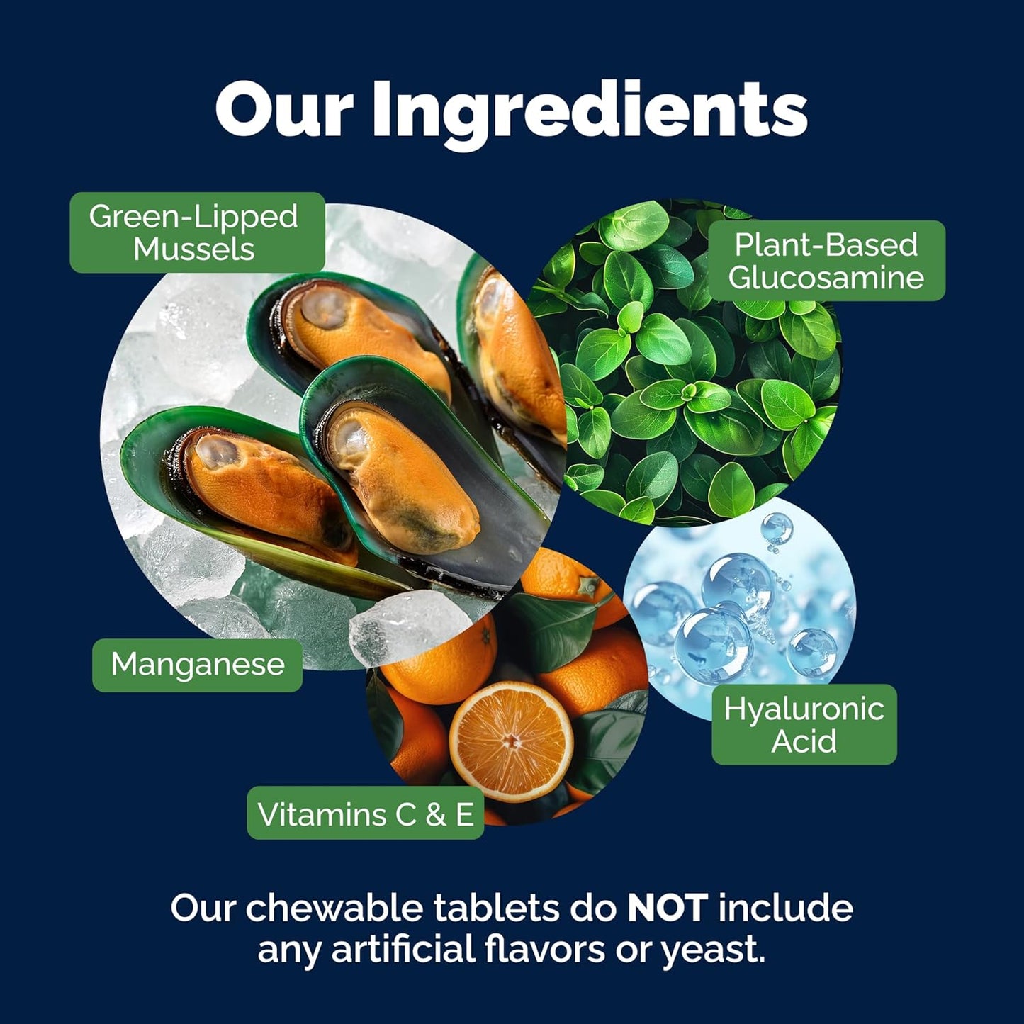 Yumove Hip & Joint Supplement for Dogs with Glucosamine, Hyaluronic Acid, Green Lipped Mussel & Omega 3 Joint Supplement - Regular or Advanced Strength (120 Count, Chewable Tablets)