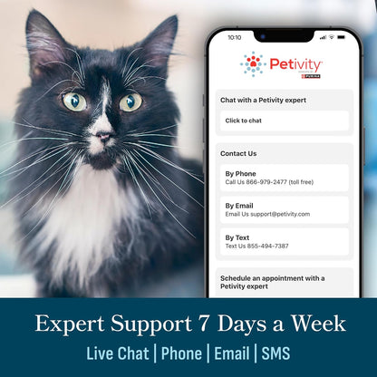 Purina Petivity Smart Litter Box Monitor Cat Weight Scale & Health Tracker - Monitor Litter Habits, Track Weight Accurately, AI Alerts & Monthly Reports, Phone App, Works for Multiple Cats