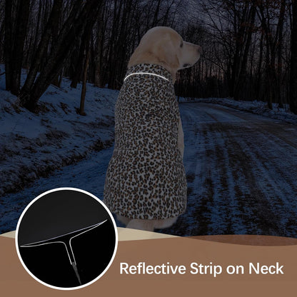 Dog Winter Colthes for Small Medium Large Dogs, Pullover Warm Fleece Vest Sweatshirt, Plaid Thermal Doggy Sweater, Stretchy Puppy Cold Weather Coats