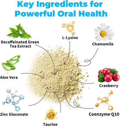 Cat Dental Care - gingivitis Treatment - Relieves Bad Breath, Supports Teeth, Gums, Mouth & Digestion, Removes Plaque, Controls Tartar, Promotes Cat Mouth Health, Natural Extracts, 2.11 oz Powder