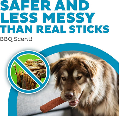 Outward Hound Dogwood Durable Dog Chew Toys, Real Wood & Mesquite, 2-Pack, Medium