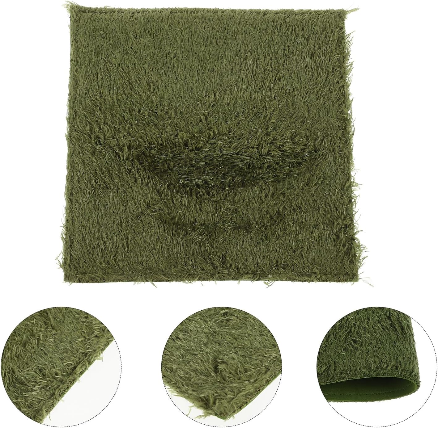 Beaupretty Reptile Carpet Substrate Liner for Terrarium Washable Turtle Lizard Bedding Mat for Tortoise and Climbing Pets Natural-Looking Reusable Habitat Carpet for Snakes and Amphibians