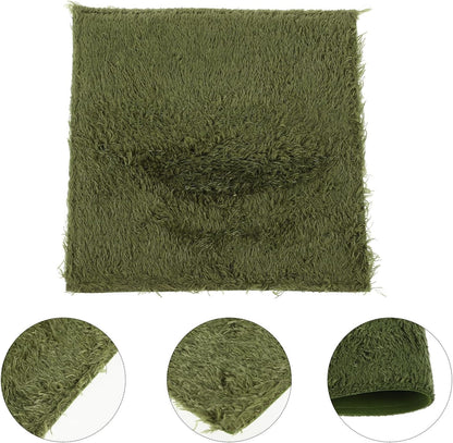 Beaupretty Reptile Carpet Substrate Liner for Terrarium Washable Turtle Lizard Bedding Mat for Tortoise and Climbing Pets Natural-Looking Reusable Habitat Carpet for Snakes and Amphibians