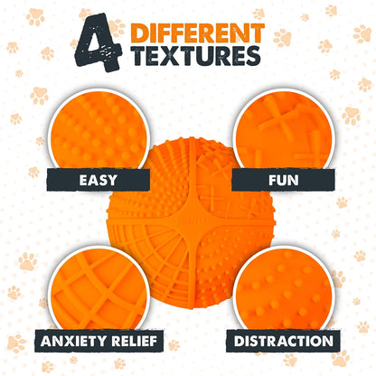 Mighty Paw Dog Slow Feeder Bowl - Interactive BPA-Free Silicone Lick Bowl for Dogs - Easy to Clean, Keeps Pets Entertained, Provides Mental Enrichment