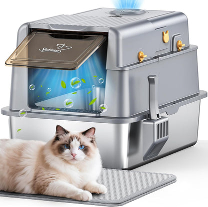 L7 Ultra Litter Box & Cat Litter Deodorizer