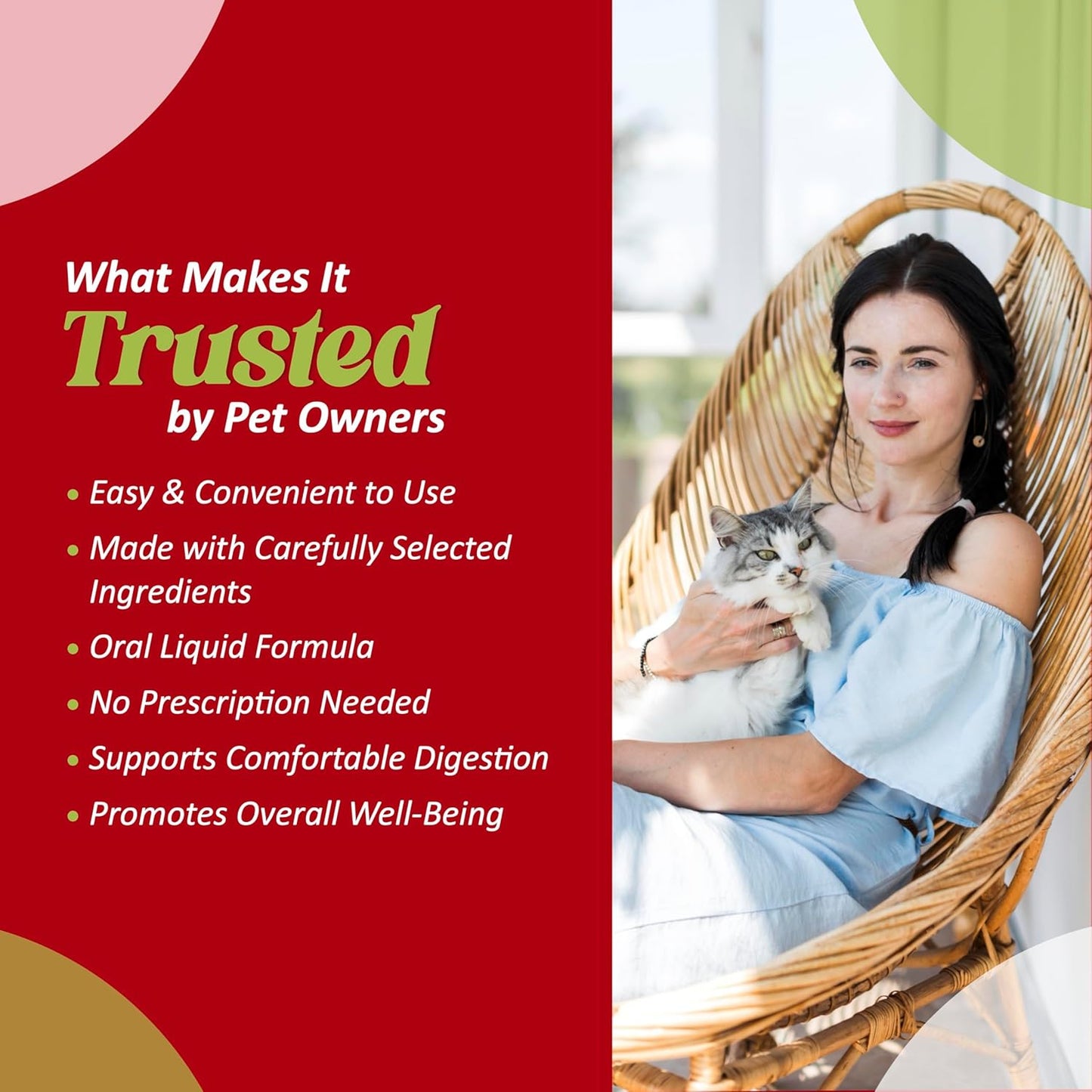 Bye Bye Worms – Advanced Dewormer for Cats & Dogs | Safe & Effective Liquid Worm Treatment | Chicken Flavor | 2 oz