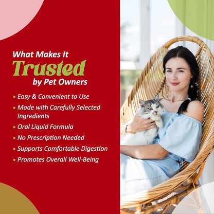 Bye Bye Worms – Advanced Dewormer for Cats & Dogs | Safe & Effective Liquid Worm Treatment | Chicken Flavor | 2 oz