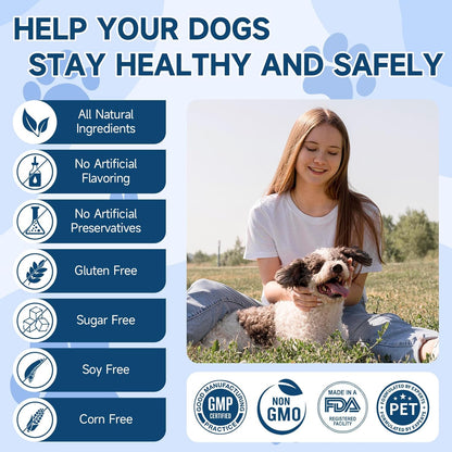 Dog Probiotic for Dogs, 200 Soft Treats Dog Probiotics for Digestive Health & Immune System, Probiotic Chews for Dogs, Support Gut Health|Itchy Skin|Diarrhea|Gas Relief Treatment