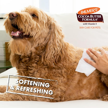 Palmer's for Pets Coconut Oil Refreshing Wipes for Puppies - Palmers Puppy Wipe for Gentle Grooming, 100 Count (Pack of 2)