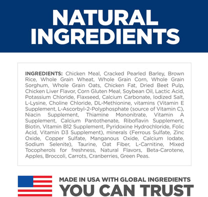 Hill's Science Diet Large Breed Senior Dry Dog Food Adult 6+, Quality Protein for Joint Support & Lean Muscles, Chicken Recipe, 33 lb. Bag