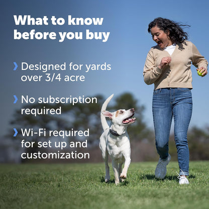 PetSafe Guardian GPS Dog Fence - Advanced AccuGuard Technology - Wireless Virtual Fence - No Subscription Required - Waterproof Collar with Long Lasting Battery - Easy to Set Up