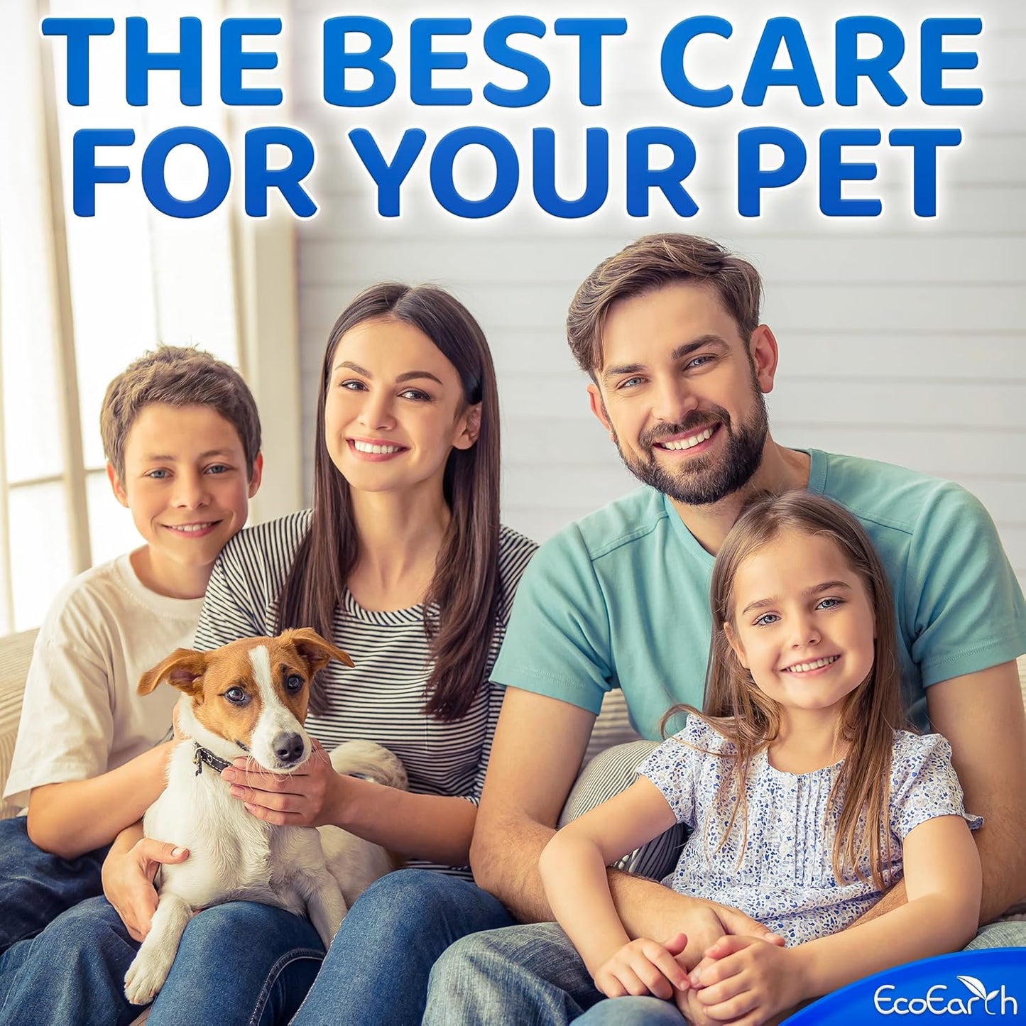 Premium Pet Wipes for Dogs & Cats - 6 Pcs - Disposable Washing Gloves for Bath & Grooming - Clean & Dry Paws, Fur, Face, Ears, Butt & Body - Hypoallergenic, Lick-Safe & Waterless Cleaning Gloves