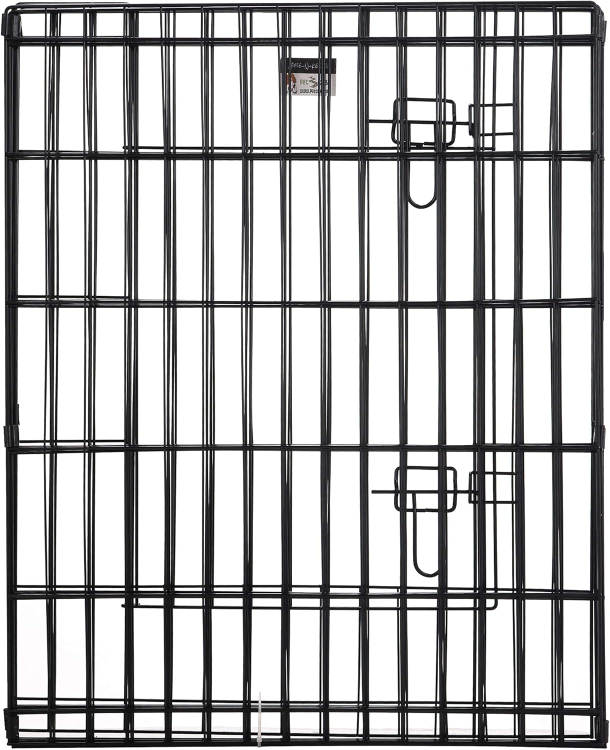 Dog Playpen - Foldable Metal Exercise Puppy Play Pen with 8 24x30in Panels - Indoor/Outdoor Pen with Door for Dogs, Cats or Small Animals by PETMAKER