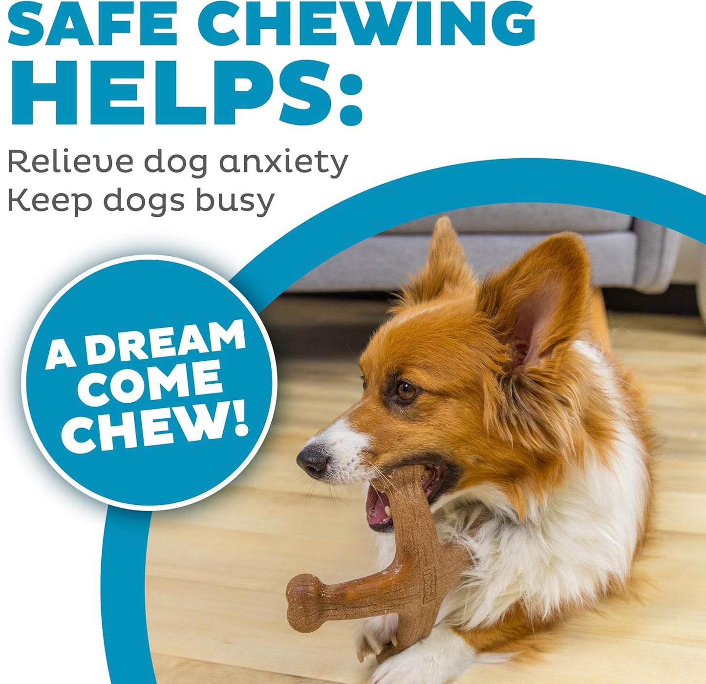 Outward Hound by Dogwood Jack Durable Dog Chew Toy, Bacon Scent, Large