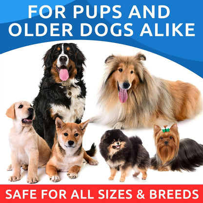 BARK&SPARK Omega 3 for Dogs - 180 Fish Oil Treats for Dog Shedding, Skin Allergy Chews, Itch Relief, Hot Spots Treatment - Joint Health - Skin and Coat Supplement - EPA & DHA Fatty Acids - Salmon Oil