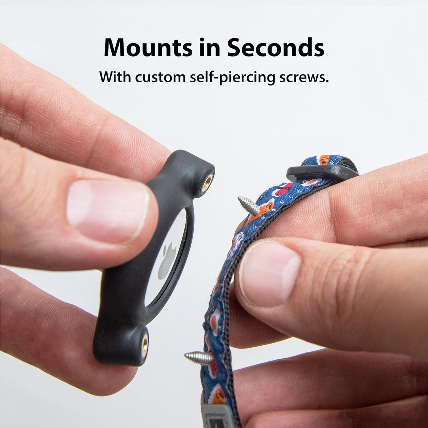 Elevation Lab AirTag Cat Collar Mount - TagVault™ - The Secure & Compact AirTag Holder for Cats | Doesn't Dangle, for Small Dogs Too