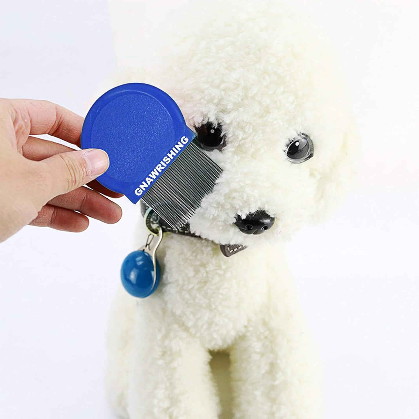 Flea Comb 4Pcs with High Strength Teeth Pet Tear Stain Remover Combs, Pet Dog Cat Grooming Comb Set Effective Float Hair Remover