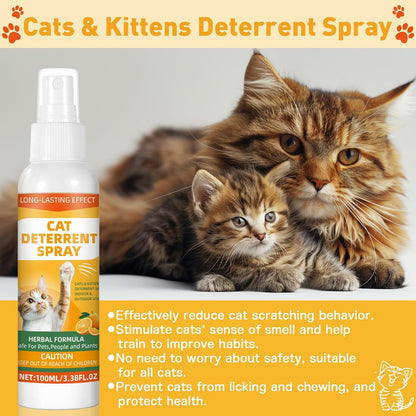 GDBadaisCat Deterrent Spray - Restricted Areas-for Behavior, Natural, Effective Old Formula