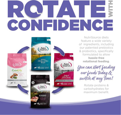 NutriSource Puppy Food for Small and Medium Breeds, Chicken Meal and Rice, 26LB