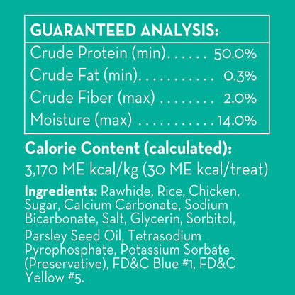 Dingo Dental Sticks 48 Count, Natural Chewing Action Helps Clean Teeth