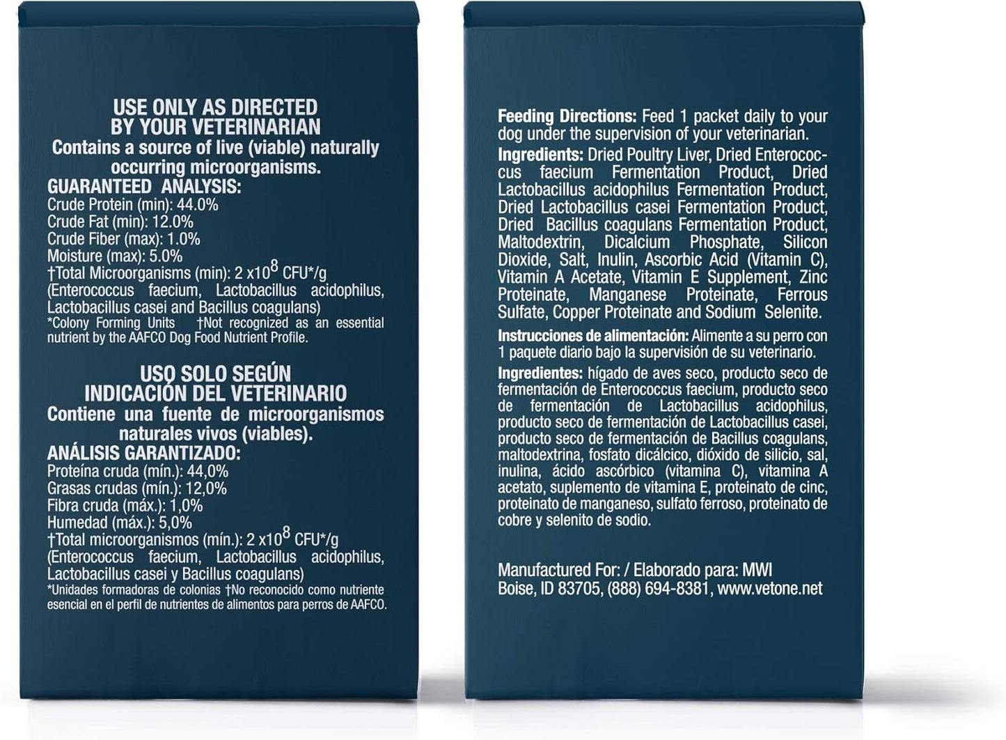 VetOne Advita Probiotic Nutritional Supplement for Dogs - 30, 1 g Packets