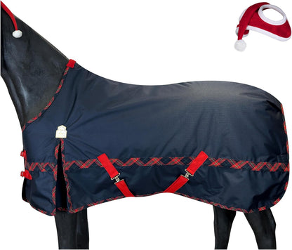 BARN & STABLE 600Denier 3000mm/3000mvp Super Waterproof & Breathable Horse Blankets for Winter with 200g Fill