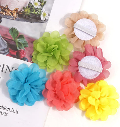 Yxiang Dog Collar Flowers Bulk Pet Flower Bow Ties Multi-Color Dog Charms Flower for Cat Puppy Dog Collar Grooming Accessories