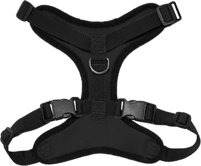 Voyager Step-in Lock Pet Harness – All Weather Mesh, Adjustable Step in Harness for Cats and Dogs by Best Pet Supplies - Black, S (Chest: 13-20")